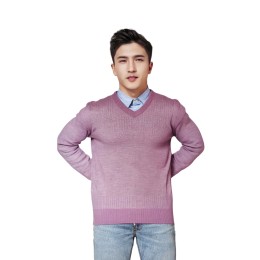 Designed women's long-sleeved V-neck pullover sweatshirt Customized pink women's fir 55% clear cotton 45% cotton Butler department sweatshirt Luhuan Haitian Resort Hotel JUM067 Designed women's long-sleeved V-neck pullover sweatshirt Customized pink women's fir 55% clear cotton 45% cotton Butler department sweatshirt Luhuan Haitian Resort Hotel JUM067